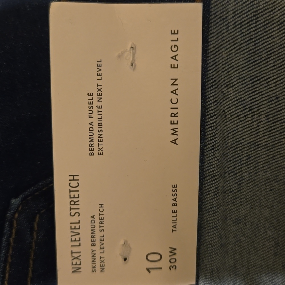 Womens American Eagle Skinny Bermuda Shorts Size 10 NWT - Picture 8 of 9